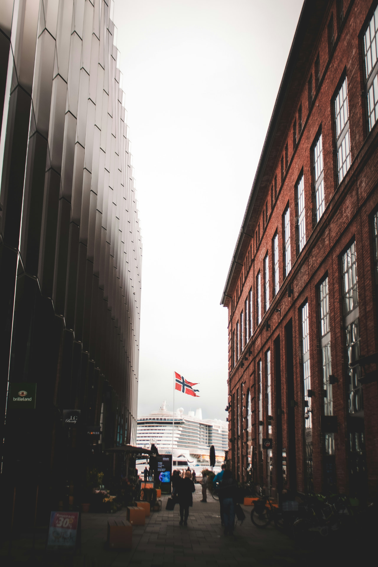 Aker Brygge i Oslo, Norge